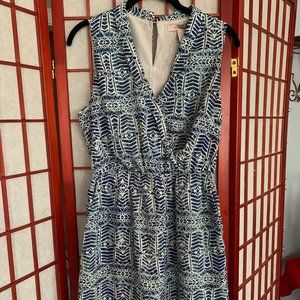 Tribal like, chiffon dress